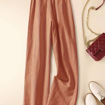 Women's Pants | Wide Leg Drawstring Waist