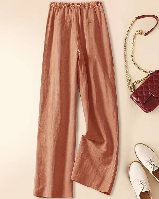 Women's Pants | Wide Leg Drawstring Waist