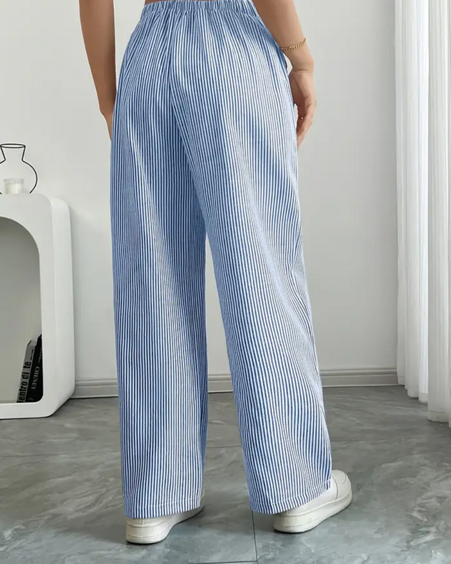 Women’s Pants | Striped With Pockets