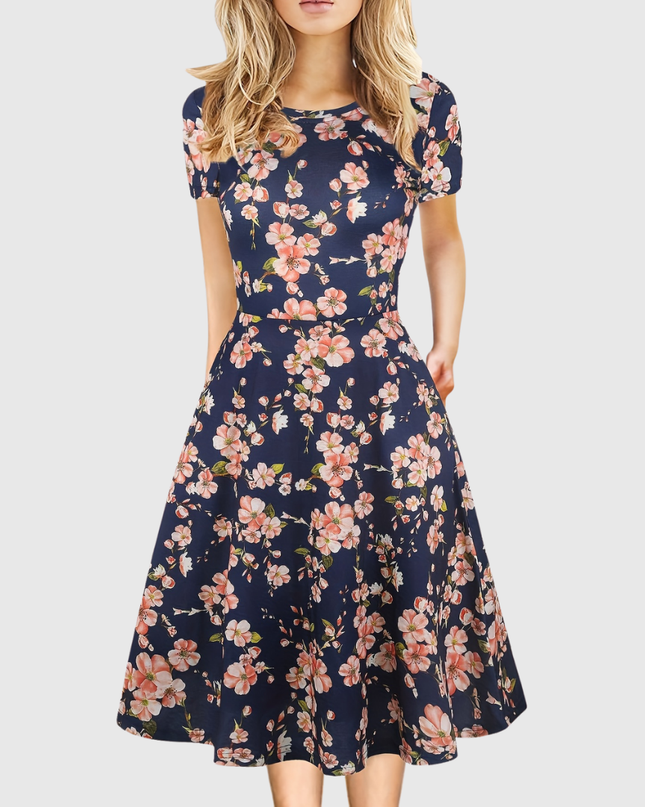 Evelyn Quinn | Retro A-Line Summer Dress