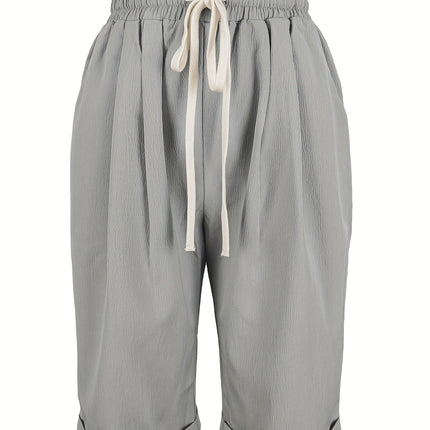 Women's Shorts | Pull-On Straight Leg Cropped