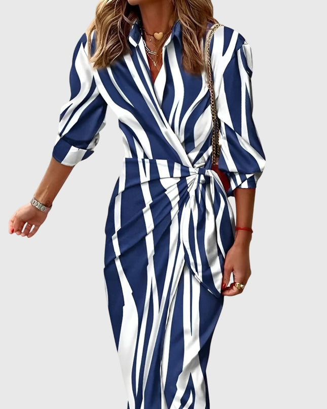 Everly | Elegant Wrap Dress With Print