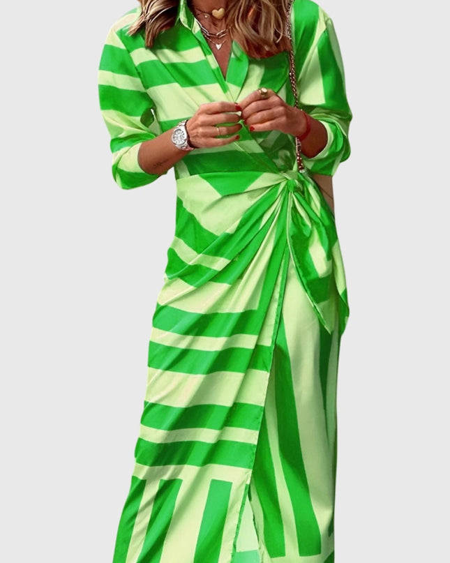Everly | Elegant Wrap Dress With Print