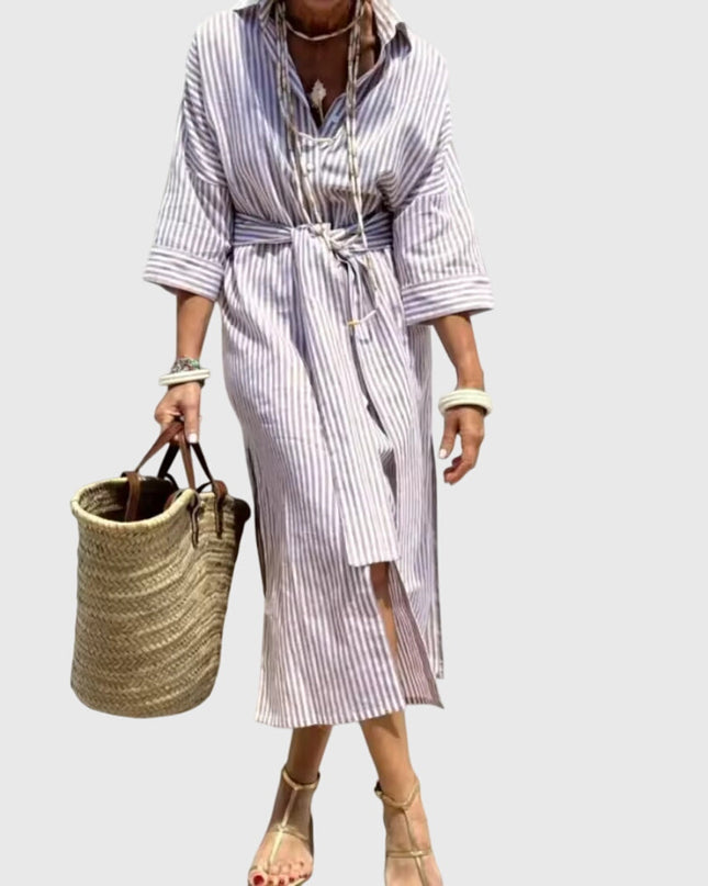 Ellen | Classic Striped Dress