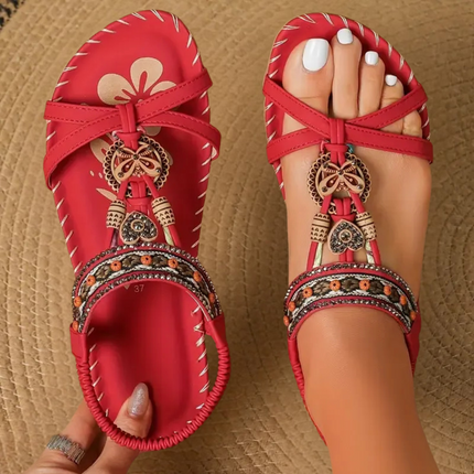 Sandals For Women | Decorative Strap Open-Toe Design