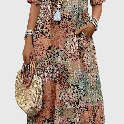 Bella | Elegant Floral Midi Dress