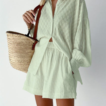Cesca | Chic Shirt & Shorts Set ( Almost Out Of Stock)