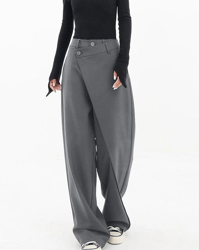 Women's Trousers | Overlap Waist Design