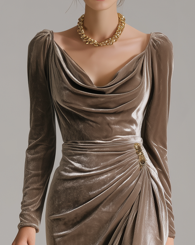 Mykah | Elegant Midi Dress
