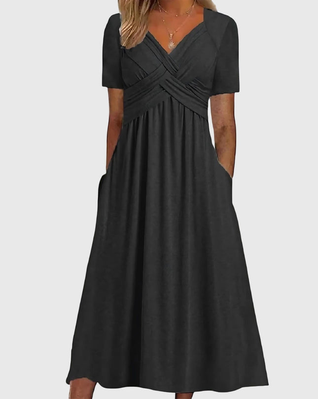 Viola | Midi Dress With Tummy Control