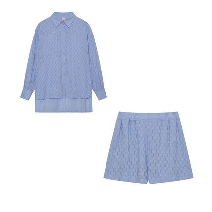 Cesca | Chic Shirt & Shorts Set ( Almost Out Of Stock)