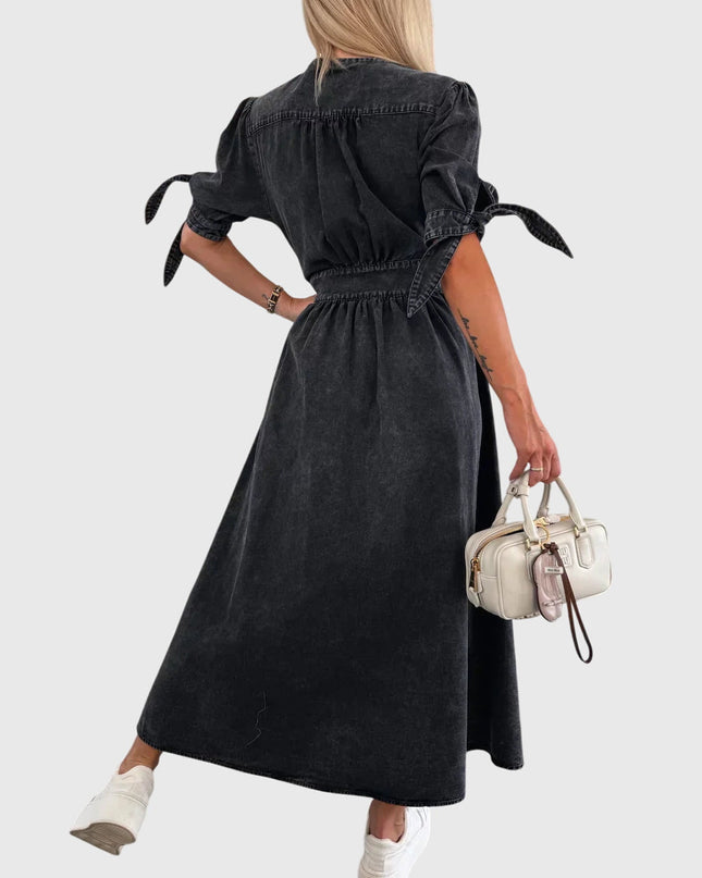 Sophia | Elegant Denim Dress