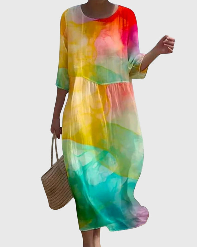 Hayley | Stylish Floral Maxi Dress