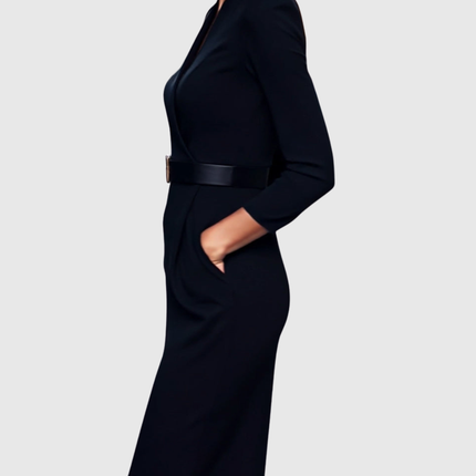 Claribel | Refined Midi Dress