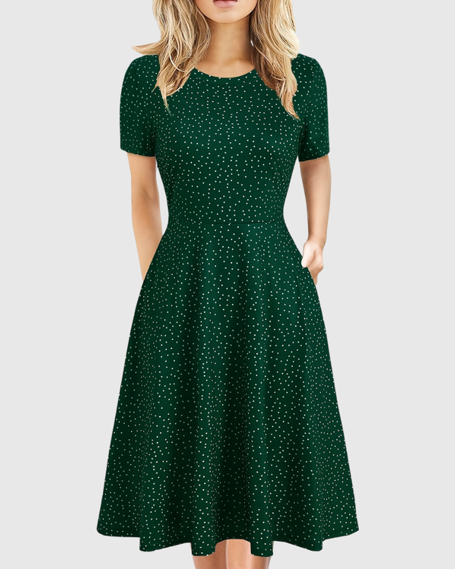 Evelyn Quinn | Retro A-Line Summer Dress