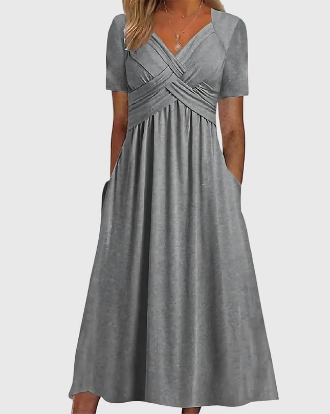 Viola | Midi Dress With Tummy Control