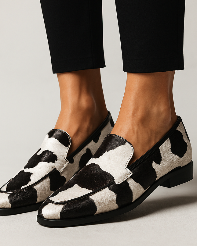 Loafers for Women | Patterned Print Upper