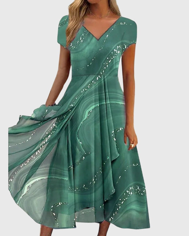 Aubrielle | Flowing Midi Dress