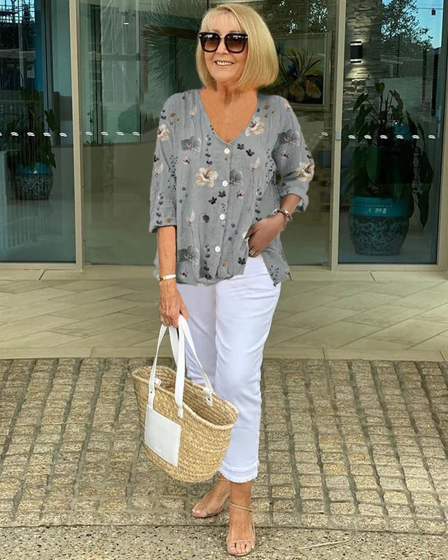 Women's Blouse | Three-Quarter Sleeve