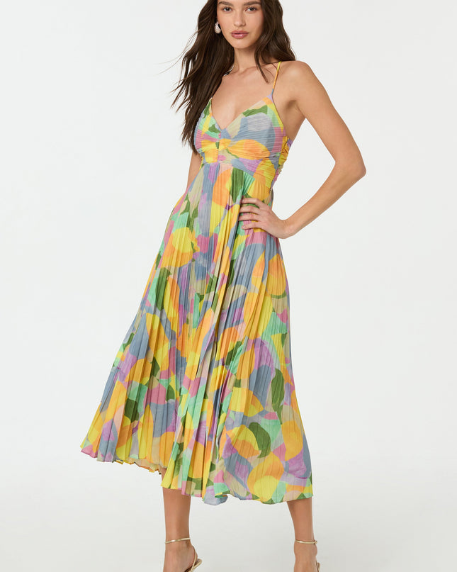 Women’s Dress | Pleated Maxi Cross Tie Back