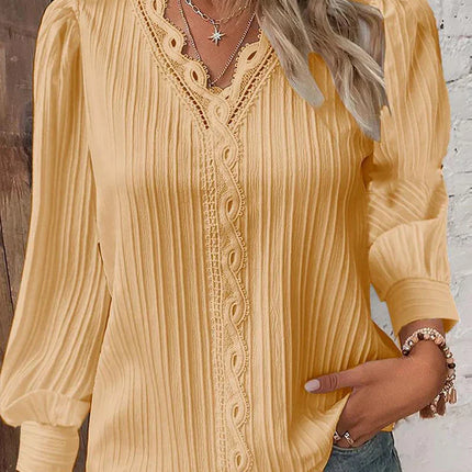 Women’s Blouse | Long Sleeve with Lace Details
