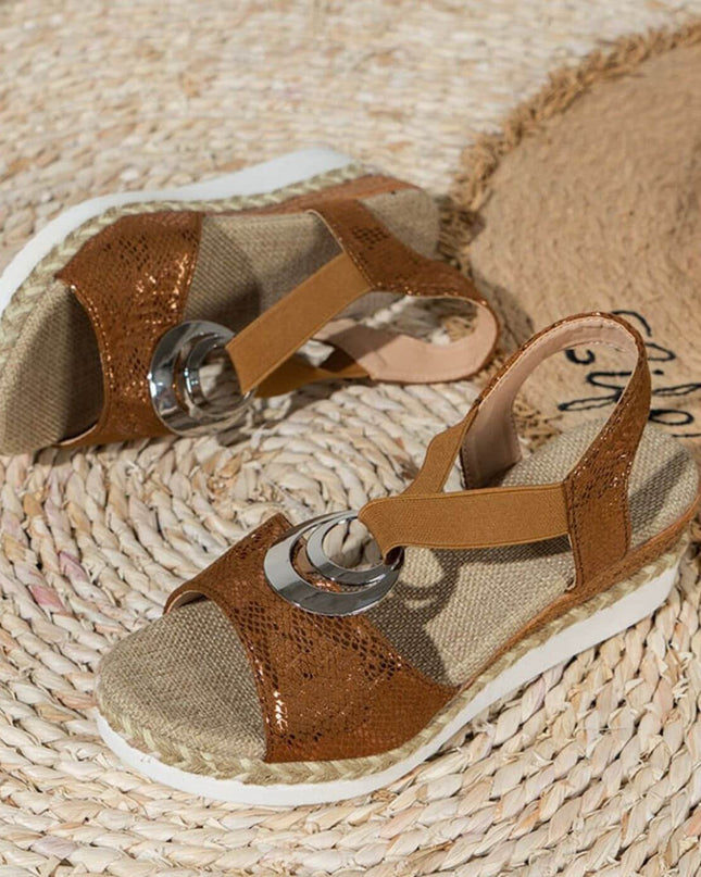 Sandals For Women | Open Toe Platform With Ankle Strap