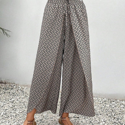 Women’s Trousers | Wide Leg Elastic Waist