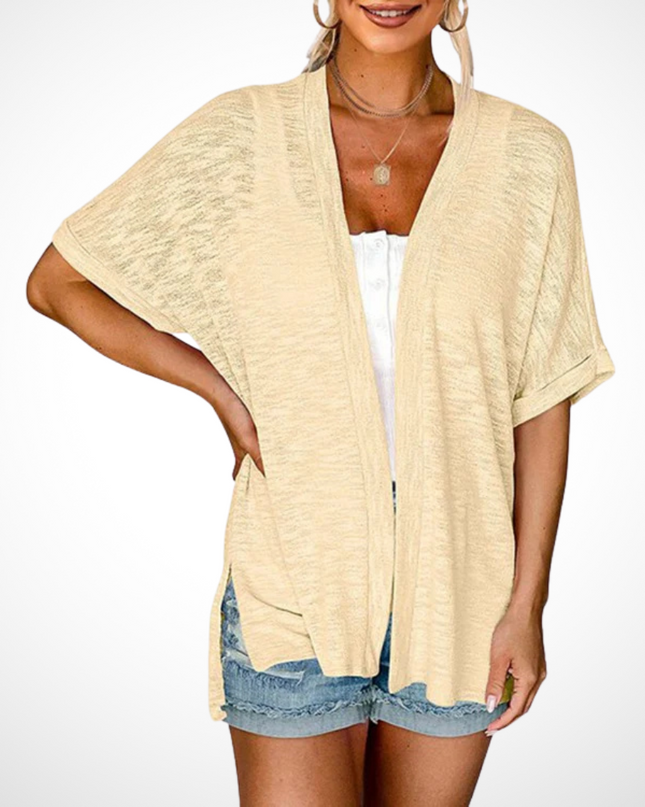 Women’s Cardigan | Draped Open Front