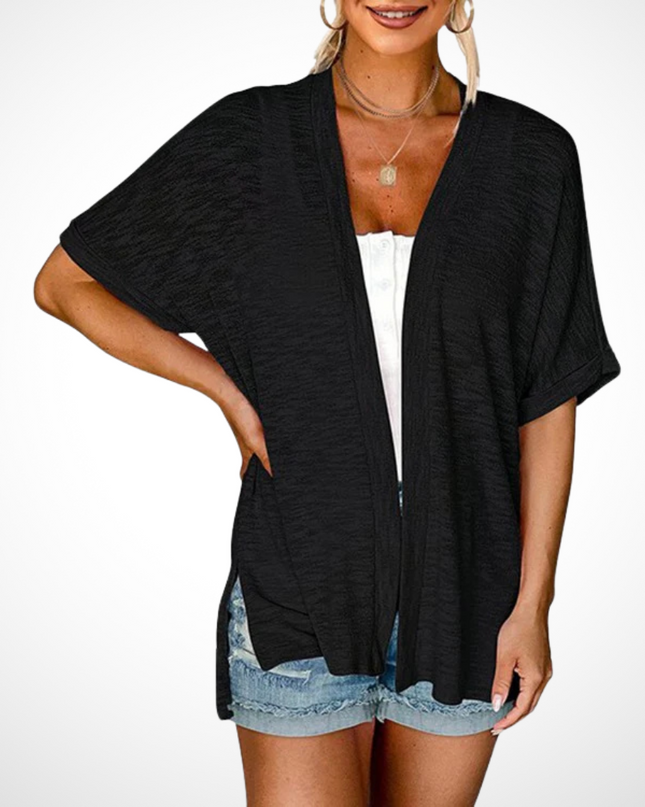 Women’s Cardigan | Draped Open Front