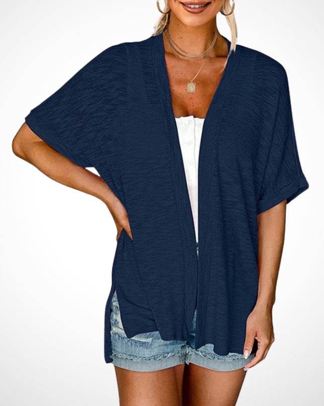 Women’s Cardigan | Draped Open Front