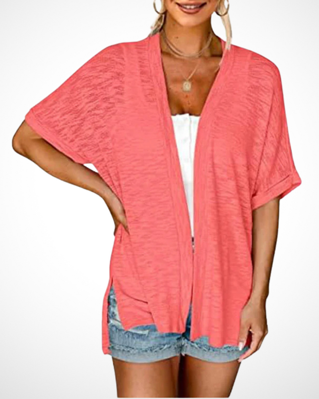 Women’s Cardigan | Draped Open Front