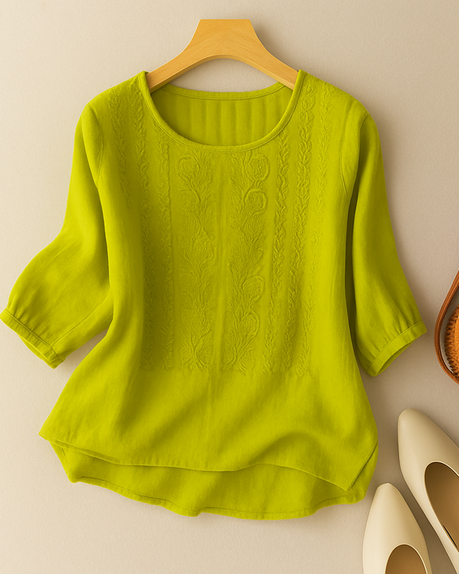 Women's Blouse | Embroidered Front Detail