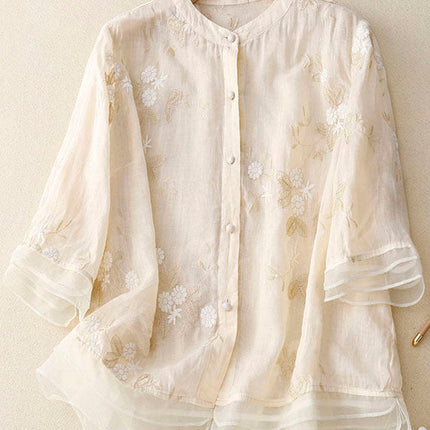 Women's Blouse | Embroidered Accents