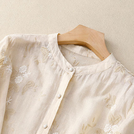Women's Blouse | Embroidered Accents