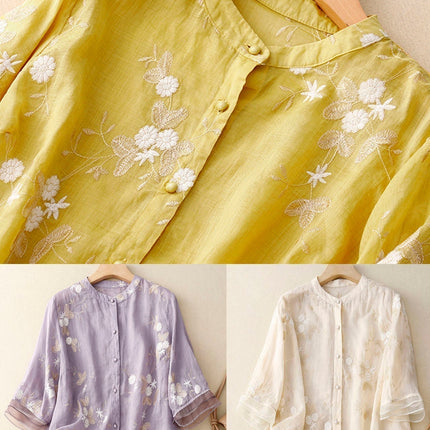 Women's Blouse | Embroidered Accents