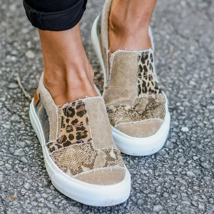 Loafers For Women | Slip-On Patterned Upper