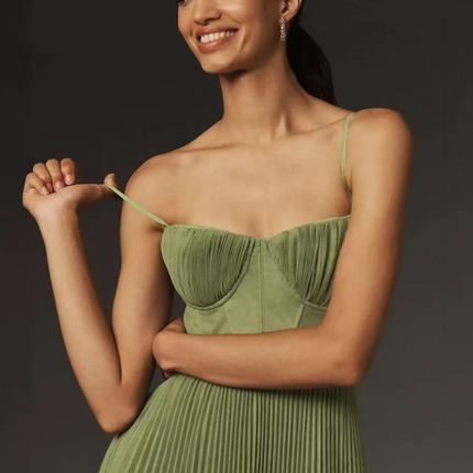 Women’s Dress | Sleeveless Pleated Maxi