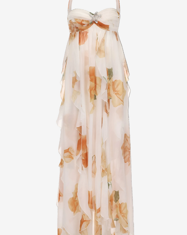 Women’s Dress | Halter Open Back Maxi
