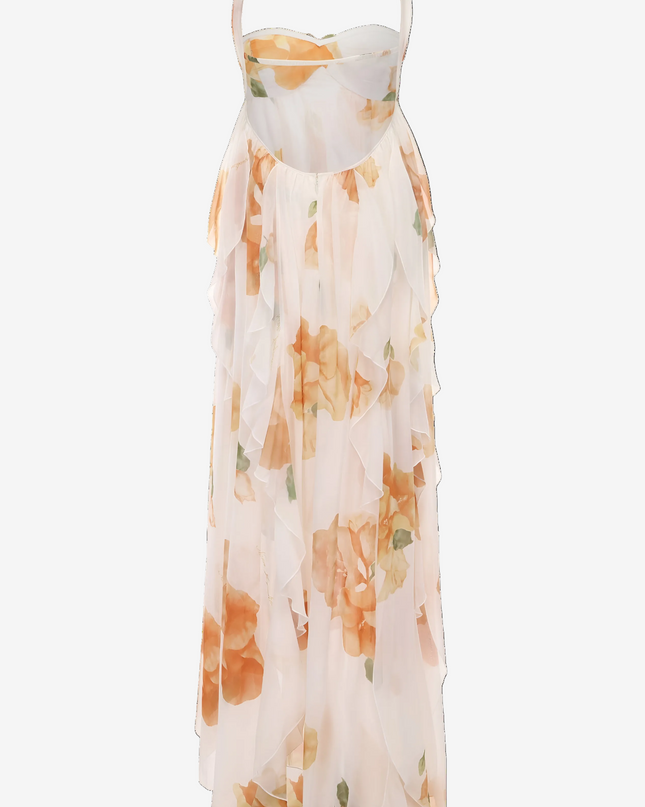 Women’s Dress | Halter Open Back Maxi