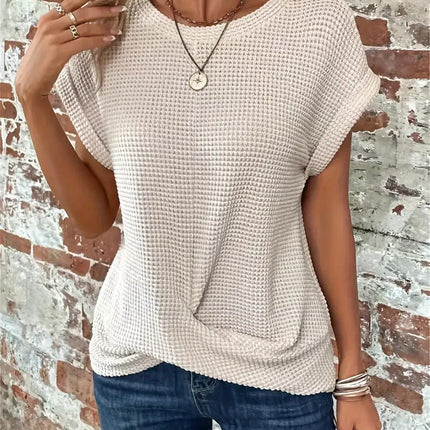 Women’s Top | Twist Waffle Knit