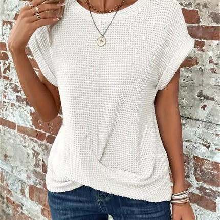 Women’s Top | Twist Waffle Knit