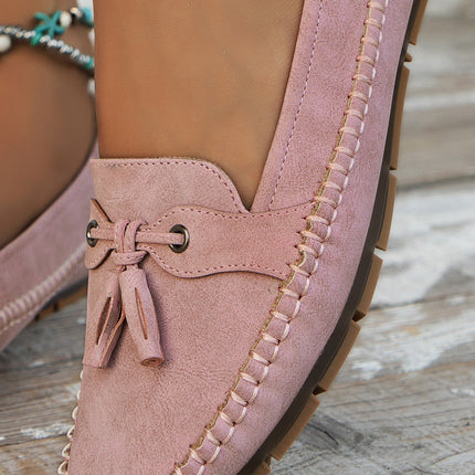 Loafers For Women | Tassel Closed Toe