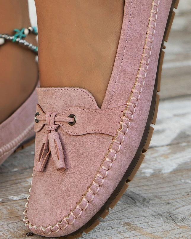 Loafers For Women | Tassel Closed Toe