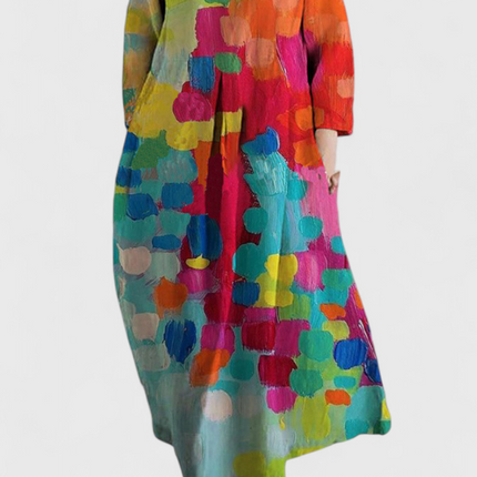 Isalinde | Comfortable V-Neck Dress