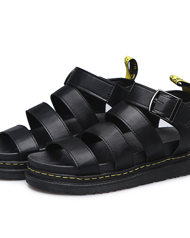 Sandals For Women | Triple Strap Platform Ankle Buckle