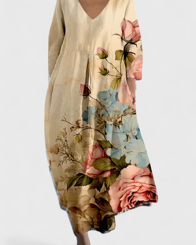 Isalinde | Comfortable V-Neck Dress
