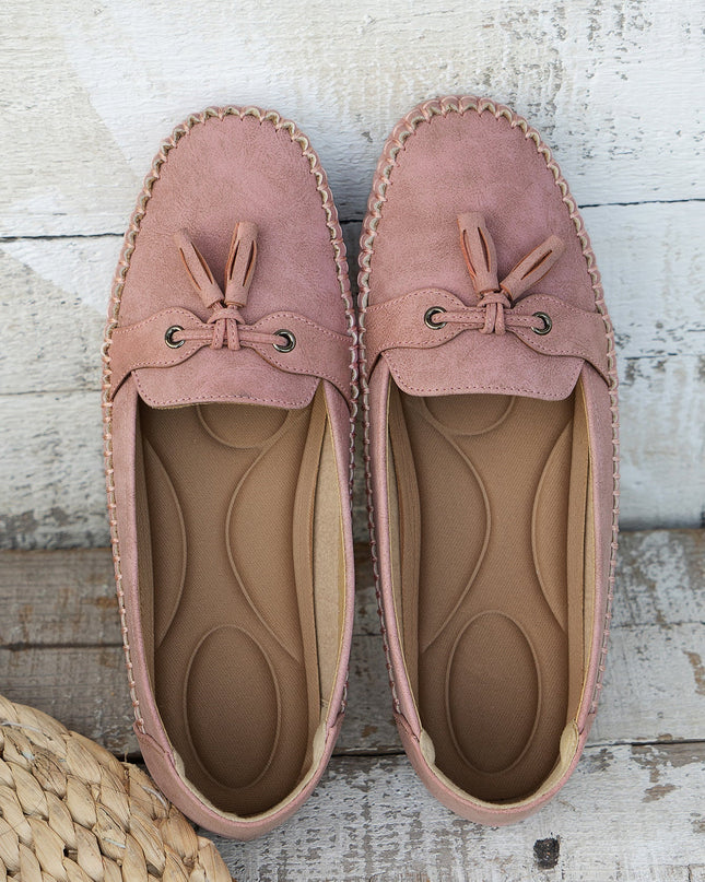 Loafers For Women | Tassel Closed Toe