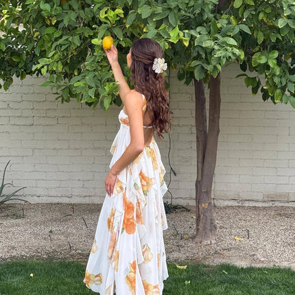 Women’s Dress | Halter Open Back Maxi