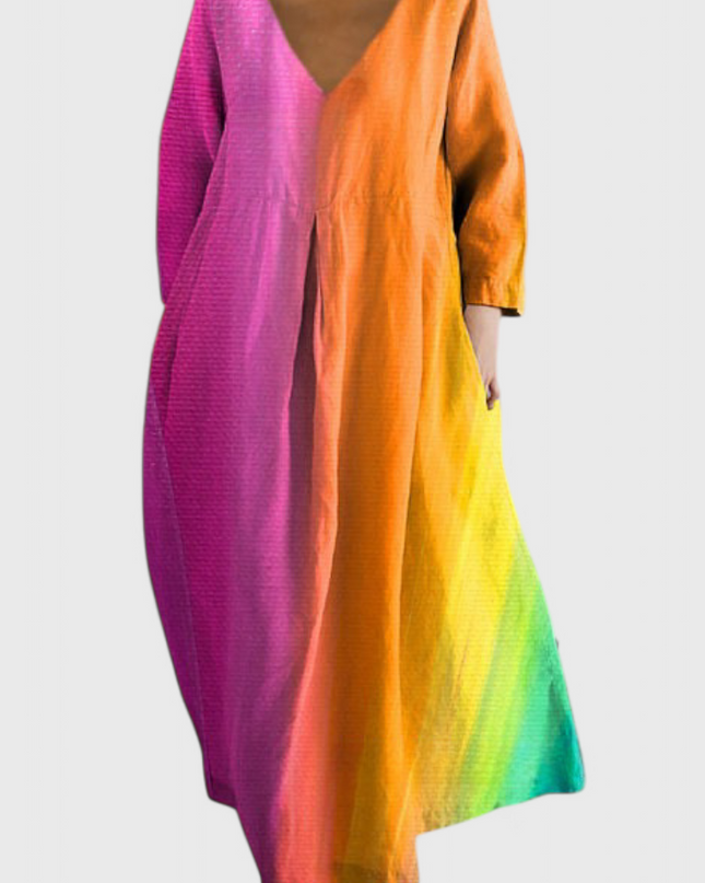 Isalinde | Comfortable V-Neck Dress