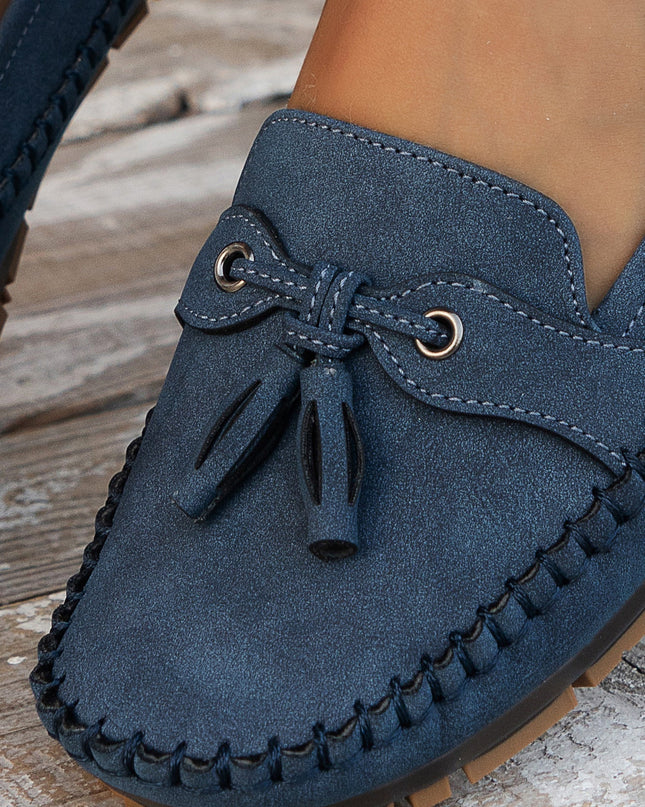 Loafers For Women | Tassel Closed Toe